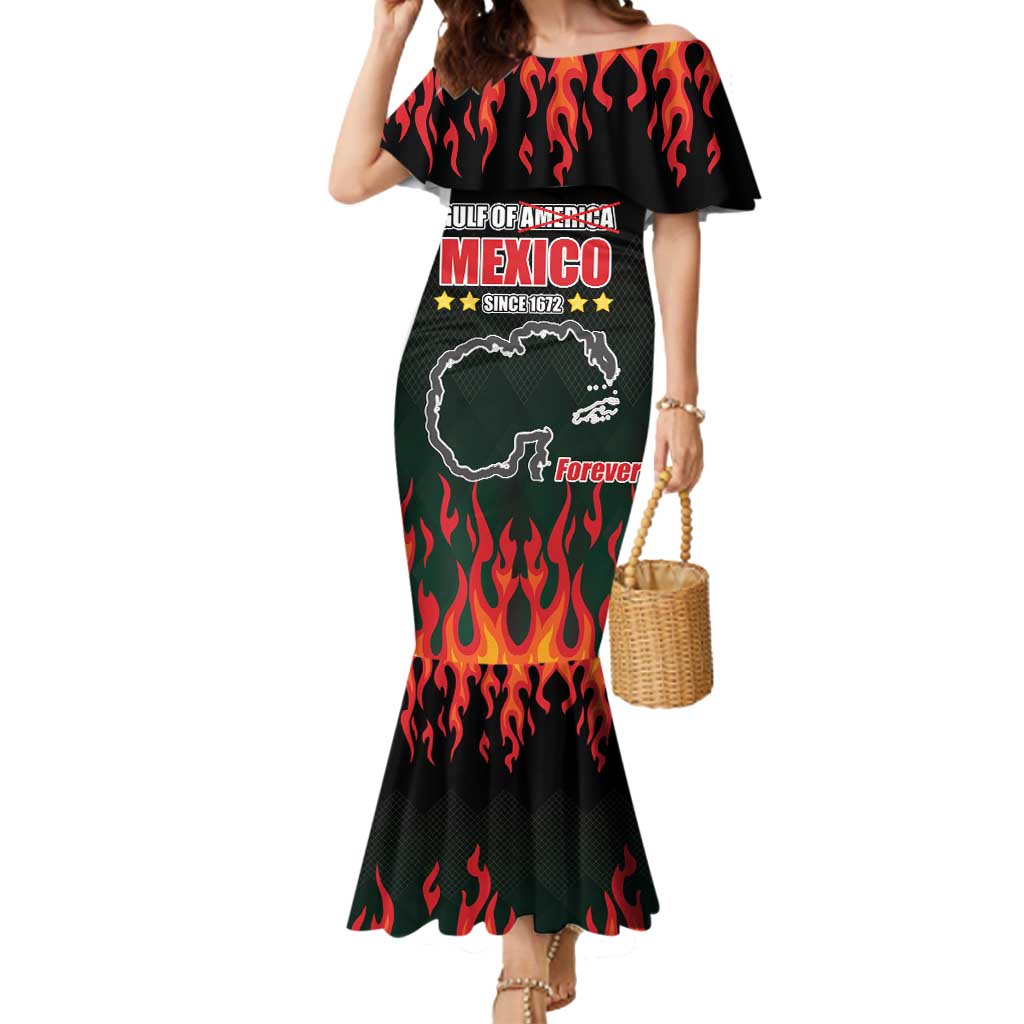 Gulf Of Mexico Since 1672 Mermaid Dress Golfo De Mexico and Forever