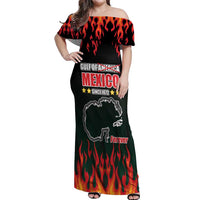Gulf Of Mexico Since 1672 Off Shoulder Maxi Dress Golfo De Mexico and Forever