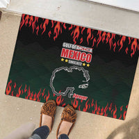 Gulf Of Mexico Since 1672 Rubber Doormat Golfo De Mexico and Forever
