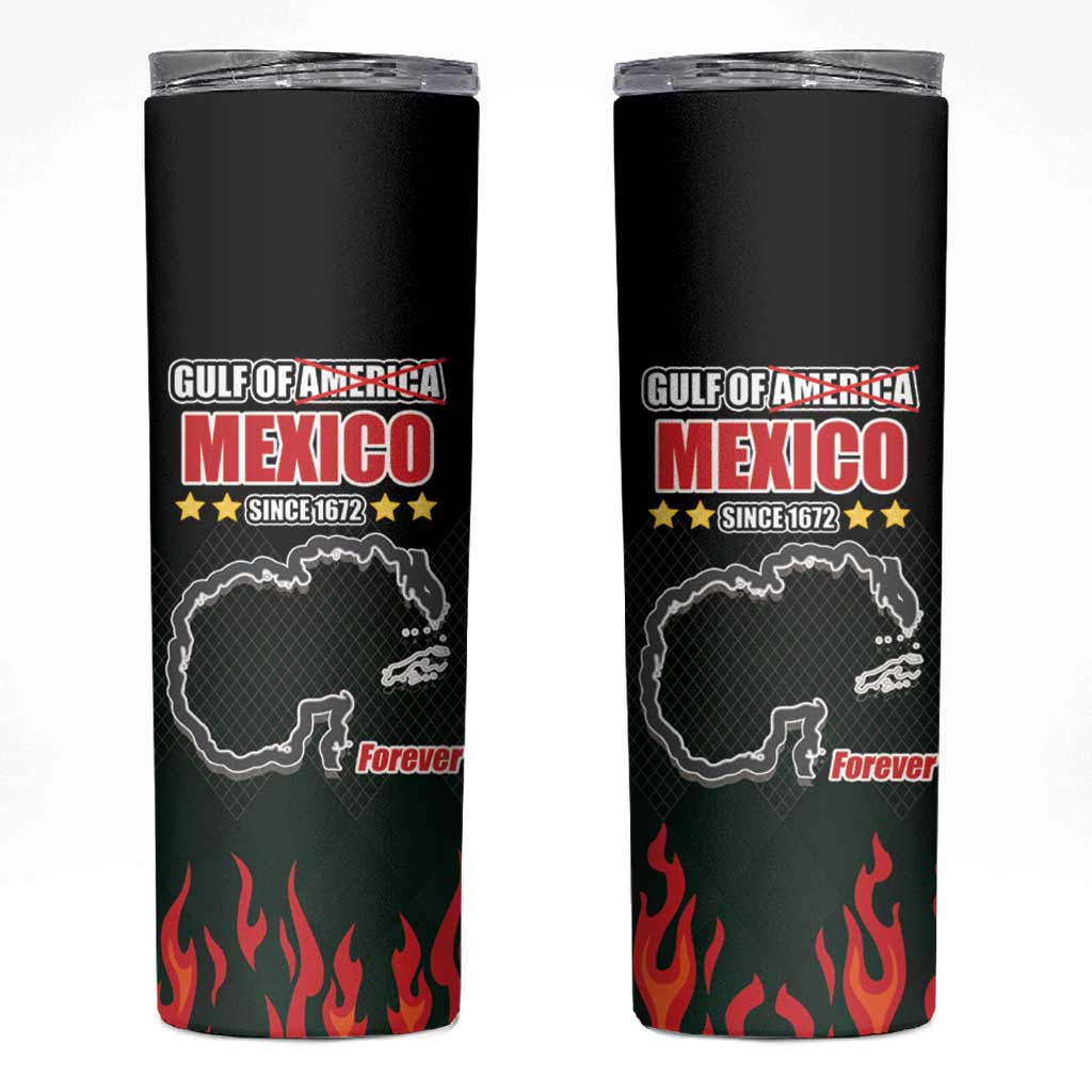 Gulf Of Mexico Since 1672 Skinny Tumbler Golfo De Mexico and Forever