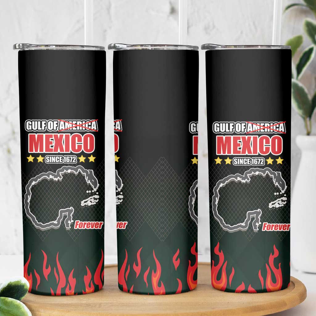 Gulf Of Mexico Since 1672 Skinny Tumbler Golfo De Mexico and Forever