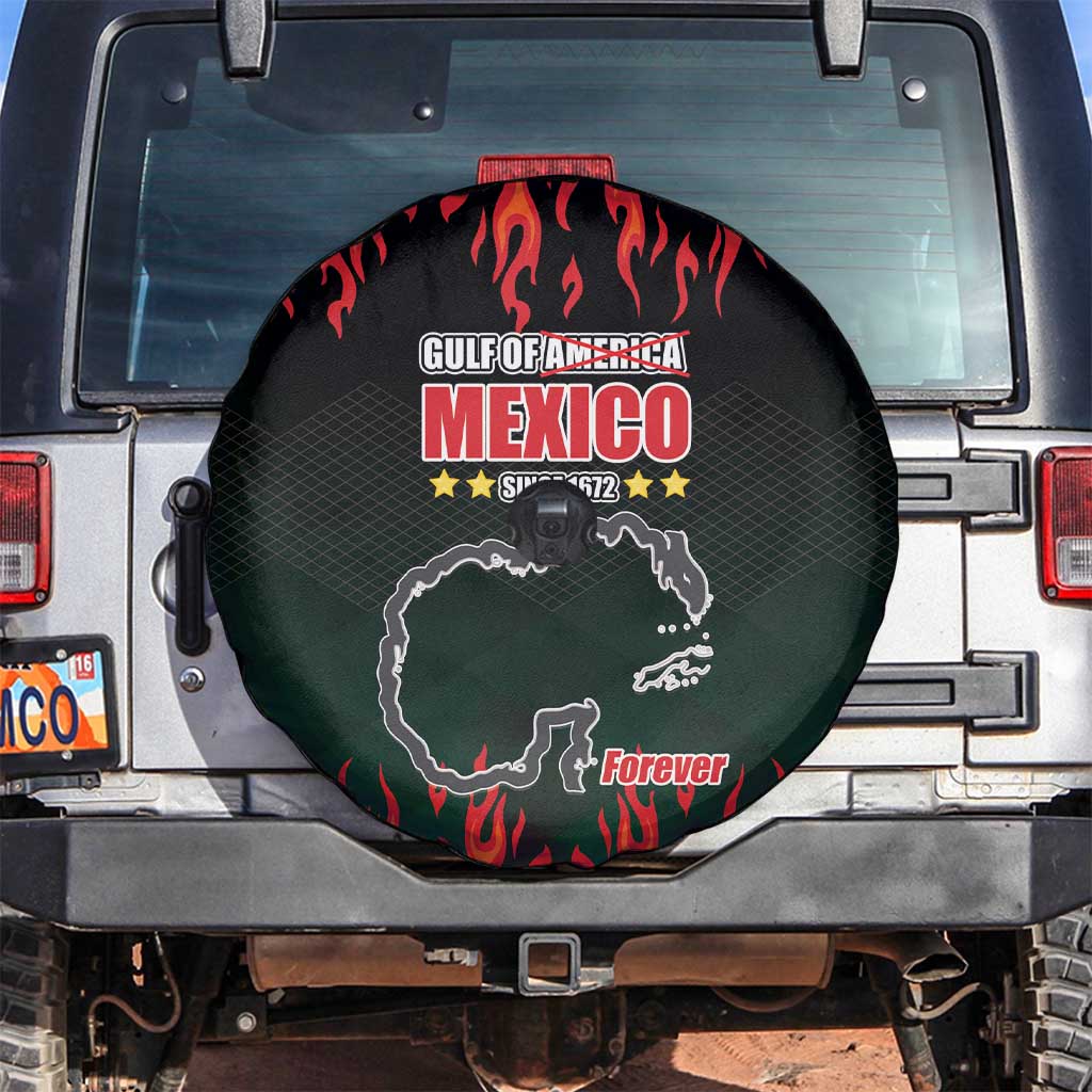Gulf Of Mexico Since 1672 Spare Tire Cover Golfo De Mexico and Forever