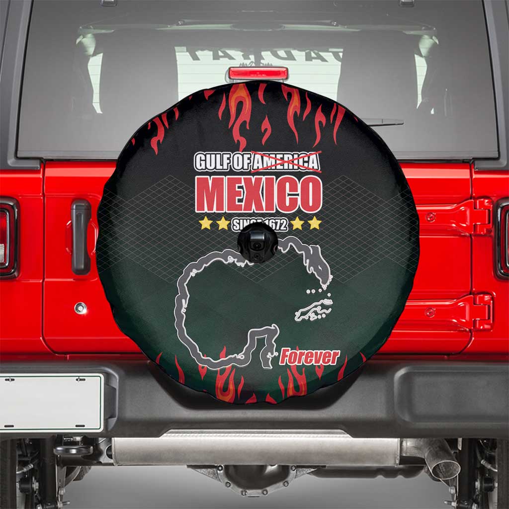 Gulf Of Mexico Since 1672 Spare Tire Cover Golfo De Mexico and Forever
