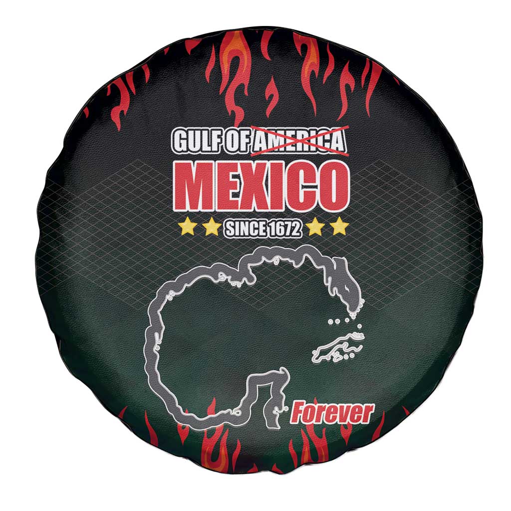 Gulf Of Mexico Since 1672 Spare Tire Cover Golfo De Mexico and Forever