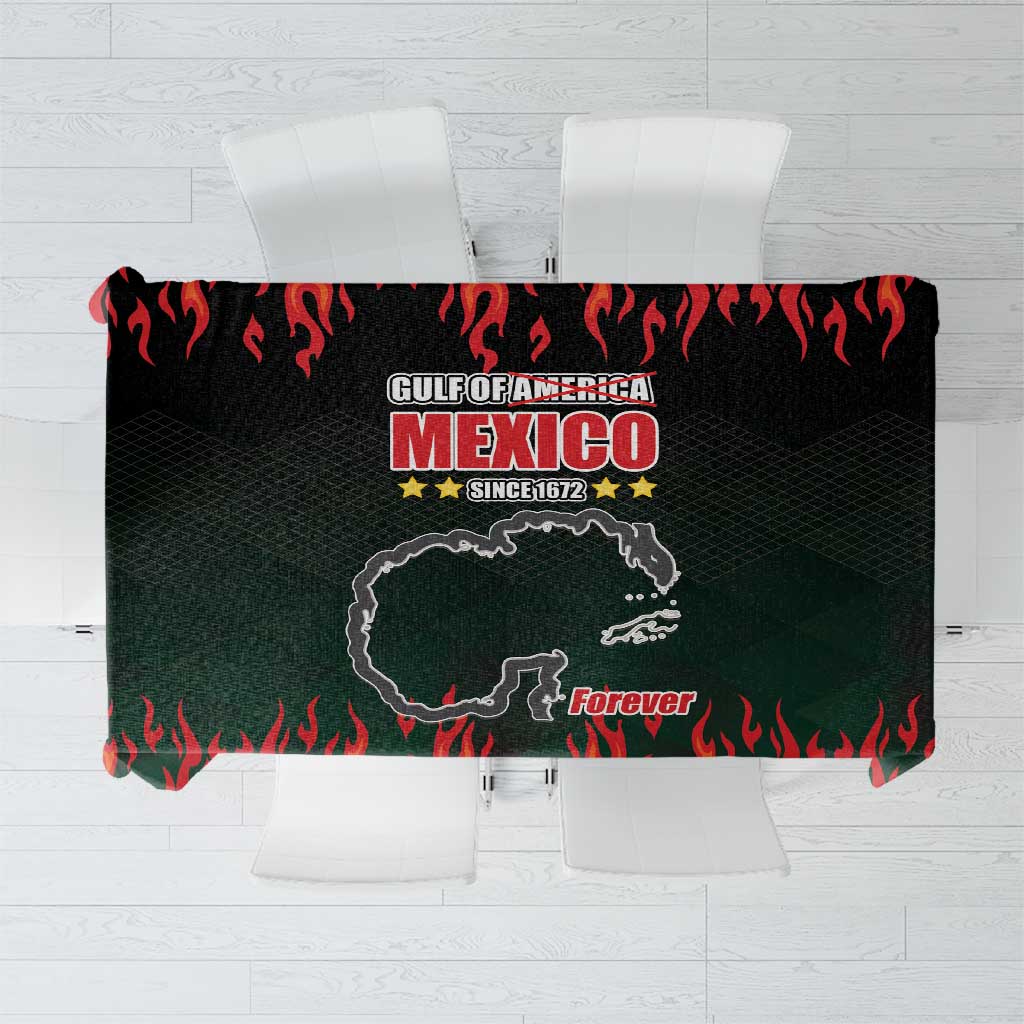 Gulf Of Mexico Since 1672 Tablecloth Golfo De Mexico and Forever