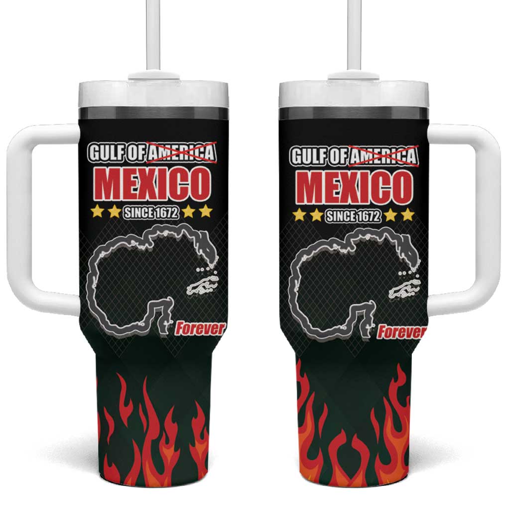 Gulf Of Mexico Since 1672 Tumbler With Handle Golfo De Mexico and Forever