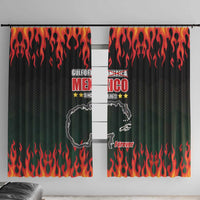 Gulf Of Mexico Since 1672 Window Curtain Golfo De Mexico and Forever