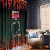 Gulf Of Mexico Since 1672 Window Curtain Golfo De Mexico and Forever