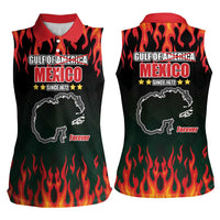 Gulf Of Mexico Since 1672 Women Sleeveless Polo Shirt Golfo De Mexico and Forever