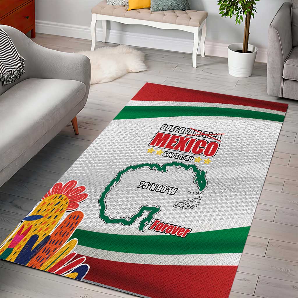 Gulf Of Mexico Since 1550 Area Rug Golfo De Mexico Forever