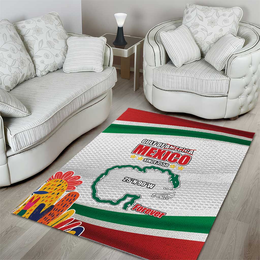 Gulf Of Mexico Since 1550 Area Rug Golfo De Mexico Forever