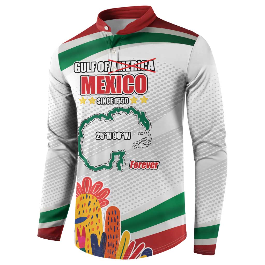 Gulf Of Mexico Since 1550 Button Sweatshirt Golfo De Mexico Forever