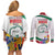 Gulf Of Mexico Since 1550 Couples Matching Off Shoulder Short Dress and Long Sleeve Button Shirt Golfo De Mexico Forever