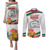 Gulf Of Mexico Since 1550 Couples Matching Puletasi and Long Sleeve Button Shirt Golfo De Mexico Forever