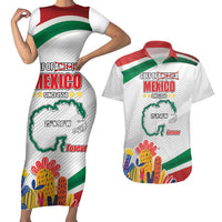 Gulf Of Mexico Since 1550 Couples Matching Short Sleeve Bodycon Dress and Hawaiian Shirt Golfo De Mexico Forever