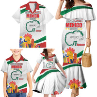 Gulf Of Mexico Since 1550 Family Matching Mermaid Dress and Hawaiian Shirt Golfo De Mexico Forever