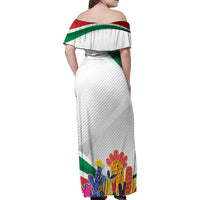 Gulf Of Mexico Since 1550 Family Matching Off Shoulder Maxi Dress and Hawaiian Shirt Golfo De Mexico Forever