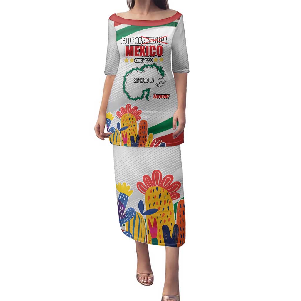 Gulf Of Mexico Since 1550 Family Matching Puletasi and Hawaiian Shirt Golfo De Mexico Forever