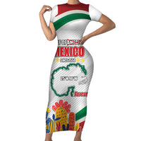 Gulf Of Mexico Since 1550 Family Matching Short Sleeve Bodycon Dress and Hawaiian Shirt Golfo De Mexico Forever