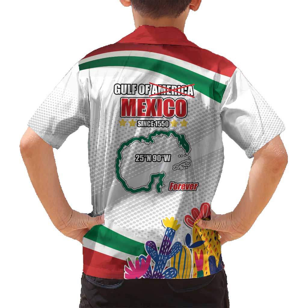 Gulf Of Mexico Since 1550 Family Matching Summer Maxi Dress and Hawaiian Shirt Golfo De Mexico Forever