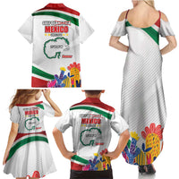 Gulf Of Mexico Since 1550 Family Matching Summer Maxi Dress and Hawaiian Shirt Golfo De Mexico Forever