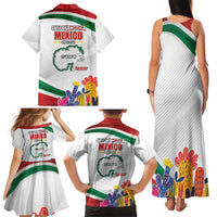 Gulf Of Mexico Since 1550 Family Matching Tank Maxi Dress and Hawaiian Shirt Golfo De Mexico Forever