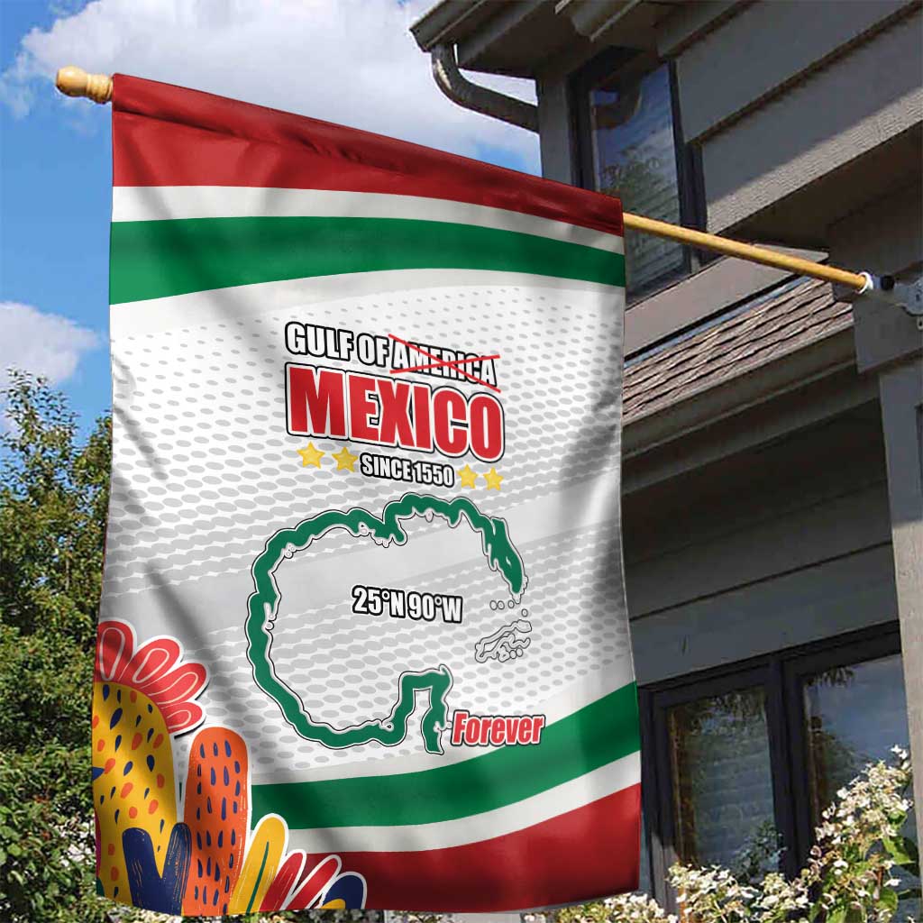 Gulf Of Mexico Since 1550 Garden Flag Golfo De Mexico Forever