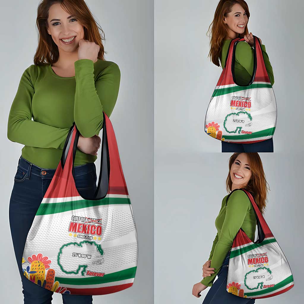 Gulf Of Mexico Since 1550 Grocery Bag Golfo De Mexico Forever