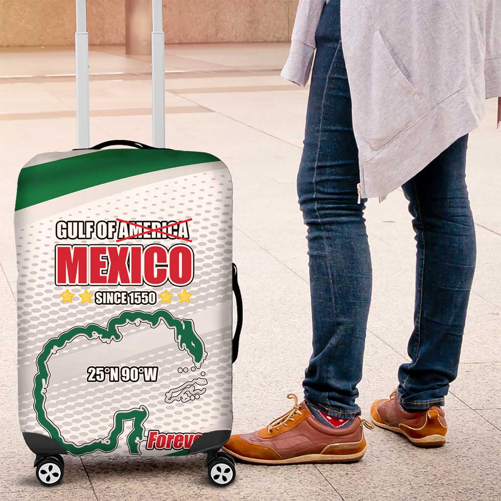 Gulf Of Mexico Since 1550 Luggage Cover Golfo De Mexico Forever