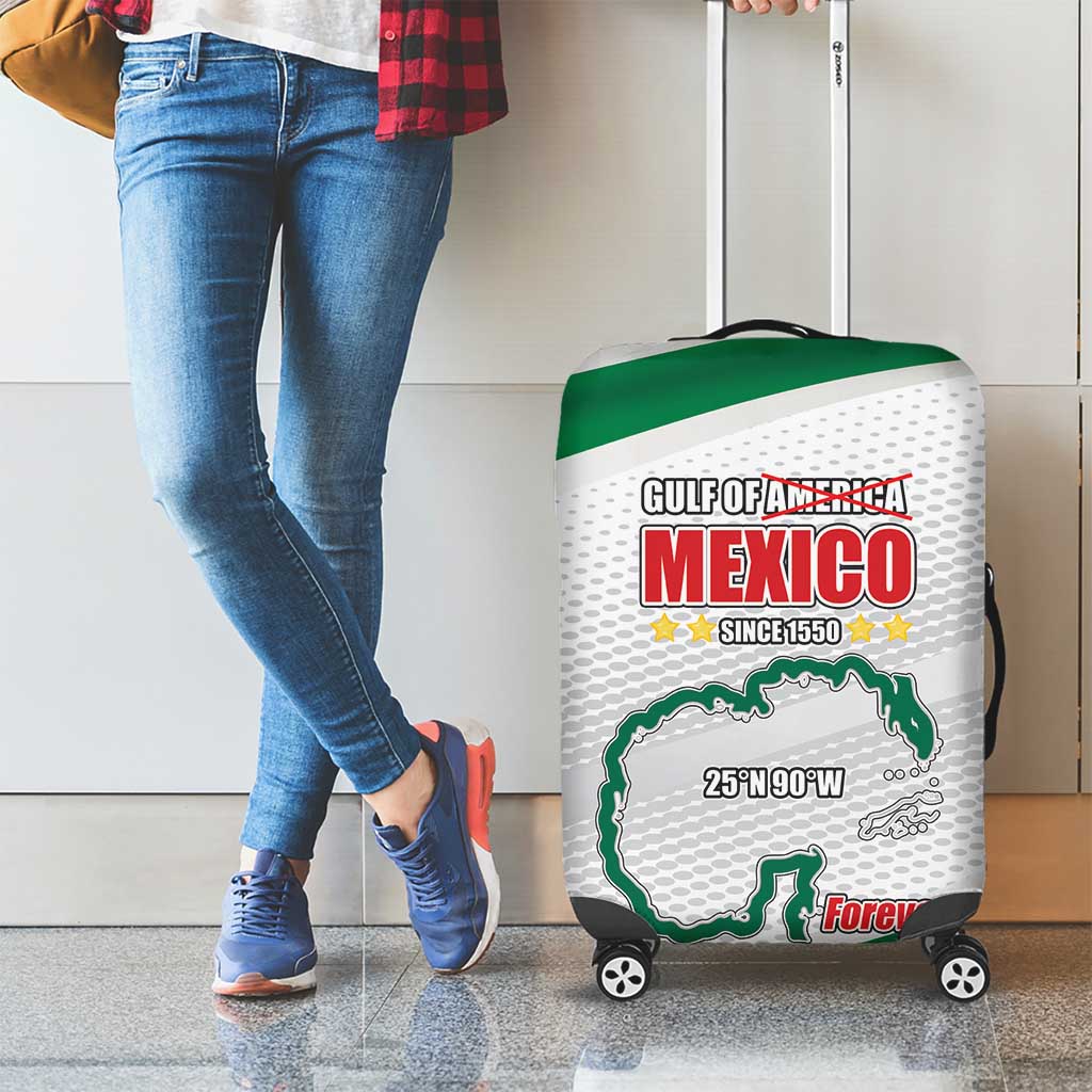 Gulf Of Mexico Since 1550 Luggage Cover Golfo De Mexico Forever