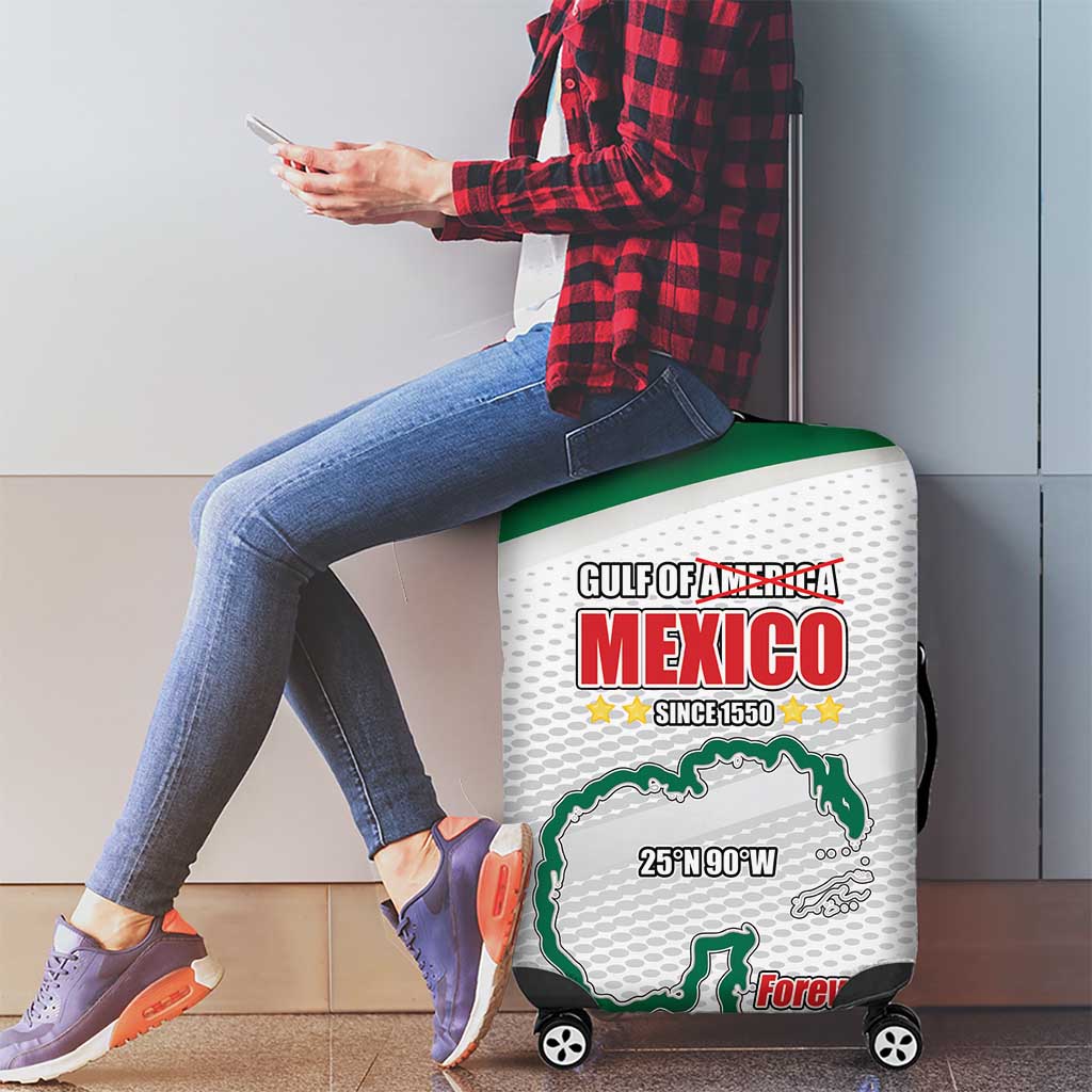 Gulf Of Mexico Since 1550 Luggage Cover Golfo De Mexico Forever