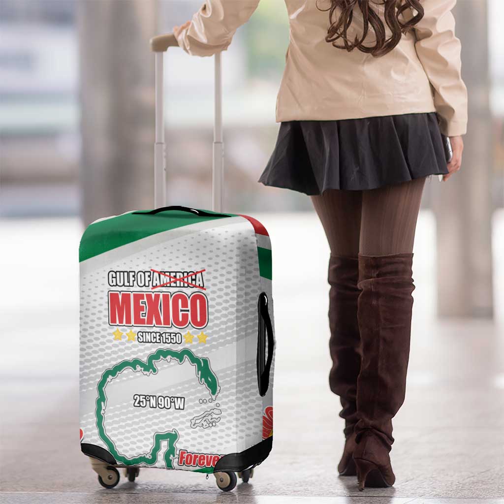 Gulf Of Mexico Since 1550 Luggage Cover Golfo De Mexico Forever