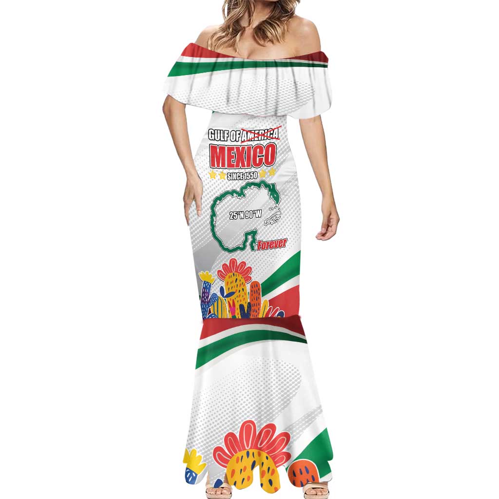 Gulf Of Mexico Since 1550 Mermaid Dress Golfo De Mexico Forever