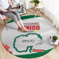 Gulf Of Mexico Since 1550 Round Carpet Golfo De Mexico Forever