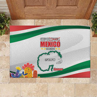Gulf Of Mexico Since 1550 Rubber Doormat Golfo De Mexico Forever