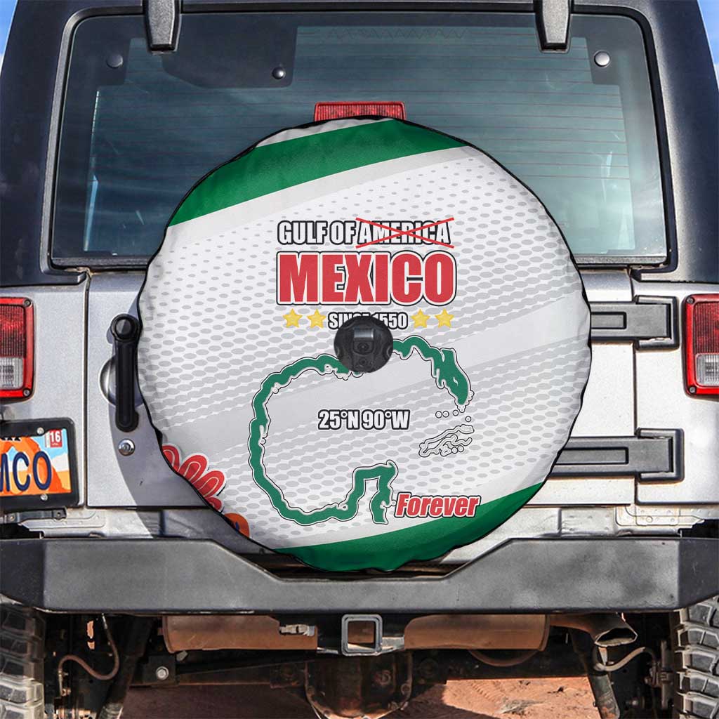 Gulf Of Mexico Since 1550 Spare Tire Cover Golfo De Mexico Forever