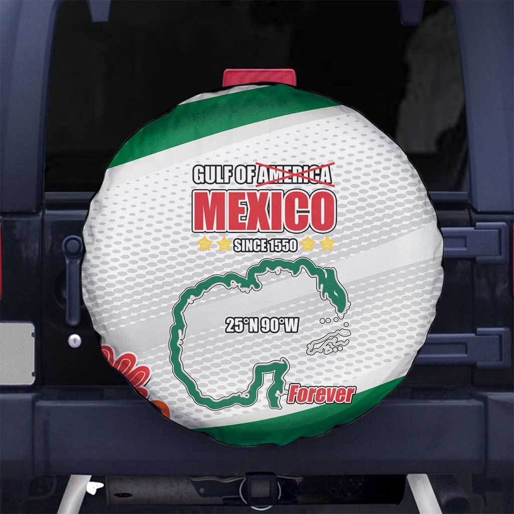 Gulf Of Mexico Since 1550 Spare Tire Cover Golfo De Mexico Forever
