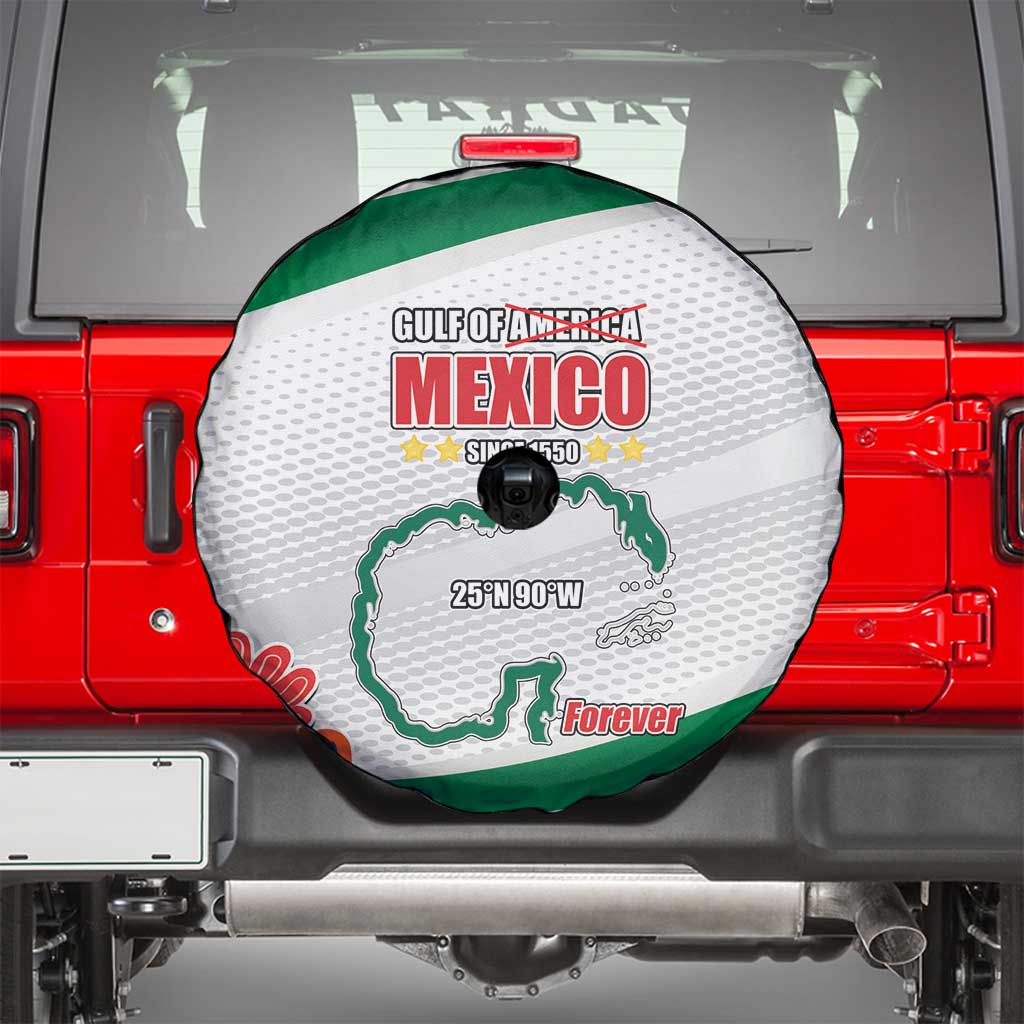 Gulf Of Mexico Since 1550 Spare Tire Cover Golfo De Mexico Forever
