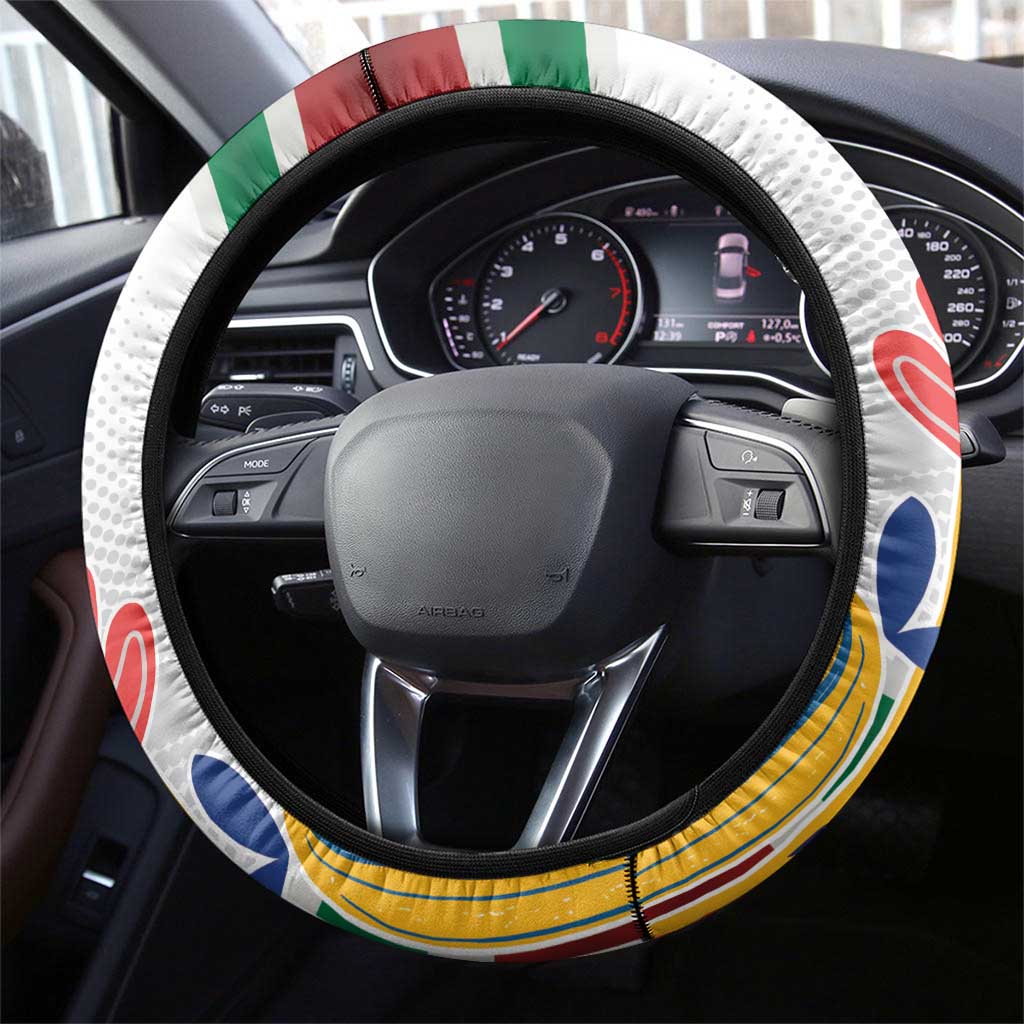 Gulf Of Mexico Since 1550 Steering Wheel Cover Golfo De Mexico Forever