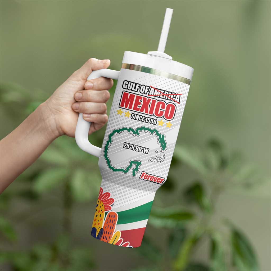 Gulf Of Mexico Since 1550 Tumbler With Handle Golfo De Mexico Forever