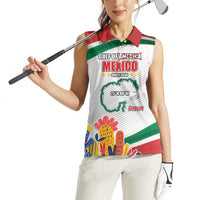 Gulf Of Mexico Since 1550 Women Sleeveless Polo Shirt Golfo De Mexico Forever