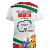 Gulf Of Mexico Since 1550 Women V-Neck T-Shirt Golfo De Mexico Forever