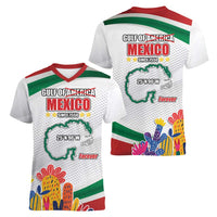 Gulf Of Mexico Since 1550 Women V-Neck T-Shirt Golfo De Mexico Forever