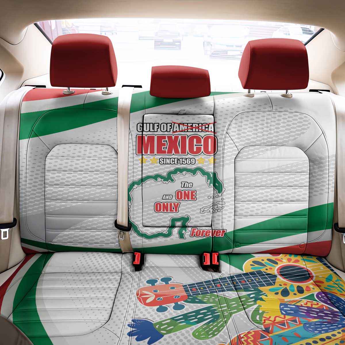 Gulf Of Mexico Since 1569 Back Car Seat Cover Golfo De Mexico The One and Only