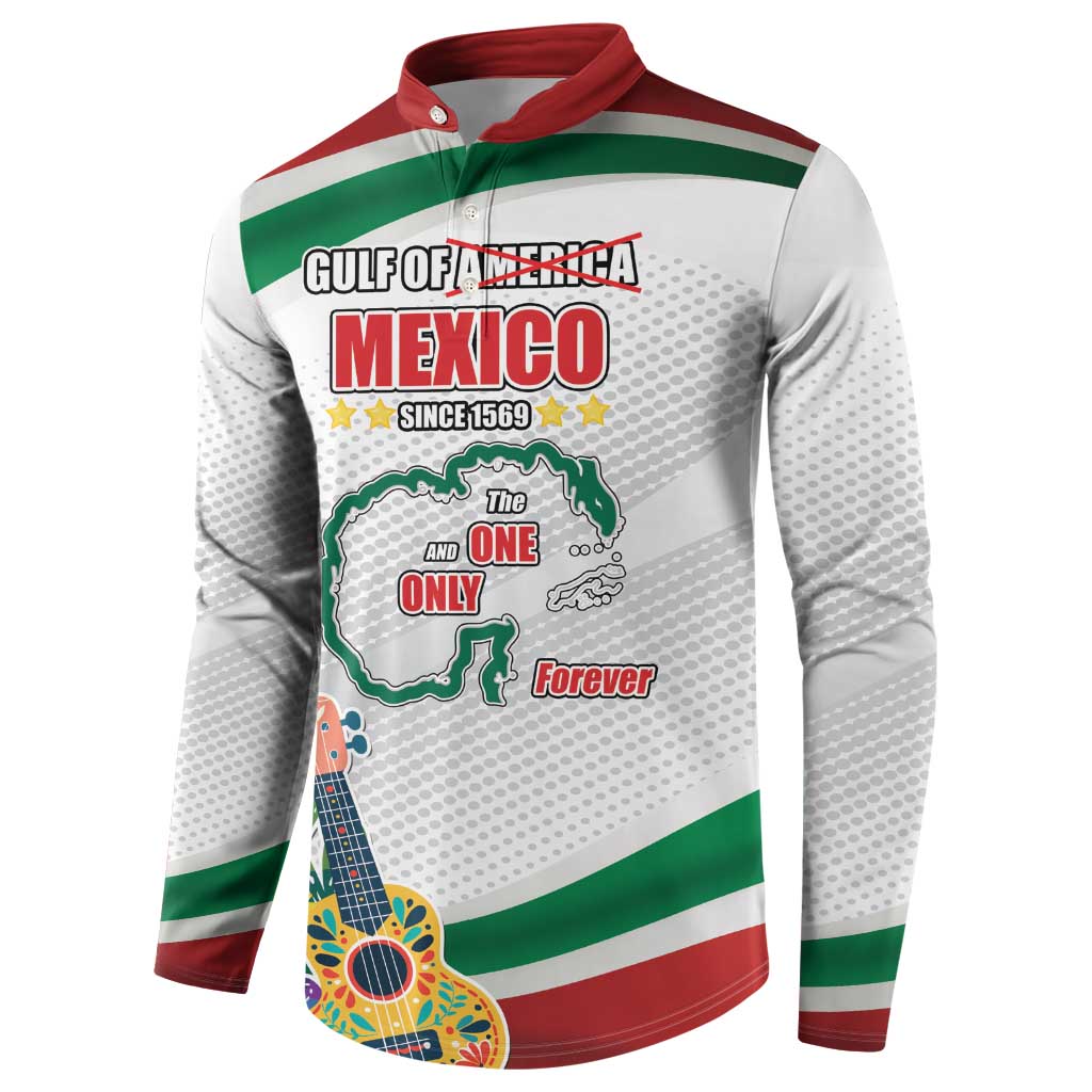 Gulf Of Mexico Since 1569 Button Sweatshirt Golfo De Mexico The One and Only LT17