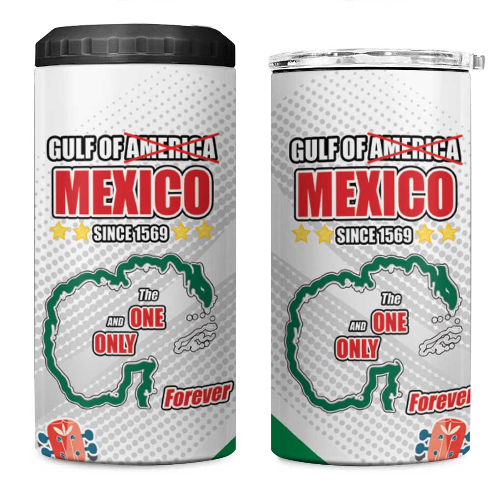 Gulf Of Mexico Since 1569 4 in 1 Can Cooler Tumbler Golfo De Mexico The One and Only