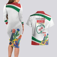 Gulf Of Mexico Since 1569 Couples Matching Long Sleeve Bodycon Dress and Hawaiian Shirt Golfo De Mexico The One and Only LT17