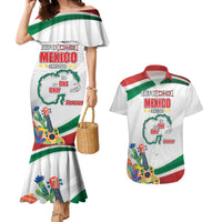 Gulf Of Mexico Since 1569 Couples Matching Mermaid Dress and Hawaiian Shirt Golfo De Mexico The One and Only LT17