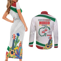 Gulf Of Mexico Since 1569 Couples Matching Short Sleeve Bodycon Dress and Long Sleeve Button Shirt Golfo De Mexico The One and Only LT17