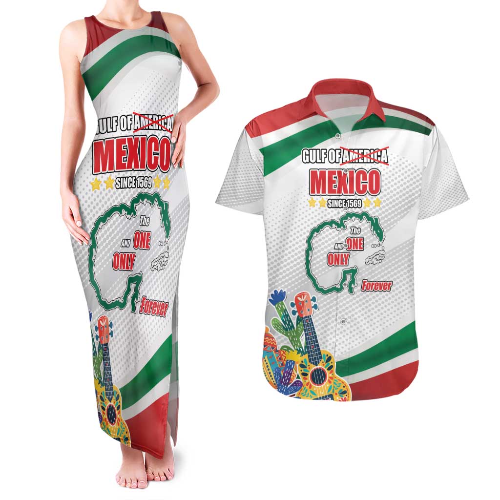 Gulf Of Mexico Since 1569 Couples Matching Tank Maxi Dress and Hawaiian Shirt Golfo De Mexico The One and Only LT17